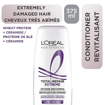 L'Oréal Paris Total Repair 5 Extreme Revitalisant 375 ml Pour Cheveux Extrêmement Abîmés