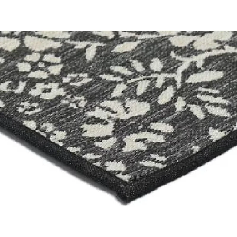 Tapis réversible d'intérieur et d'extérieur gris antidérapant de Home Décor Inc., 68 x 114 cm