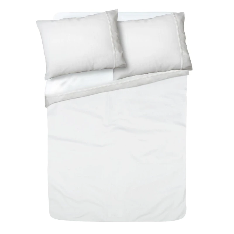 Taies d’oreiller Serta en coton Tencel violet