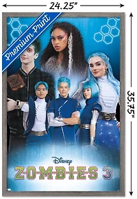 Disney Zombies 3 - Group Wall Poster with Pushpins, 22.375" x 34"