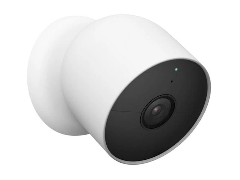 Caméra Google Nest intérieure (filaire, 3e génération) – Vidéo 2K et Gemini – Neige Cam - Batterie