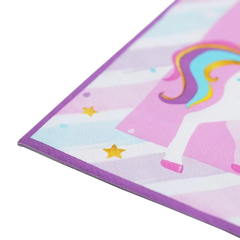 Serviette 3 épaisseurs Licorne
