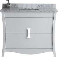 Imaginations Américaines 47,6 pouces W Vanity Set Blanc