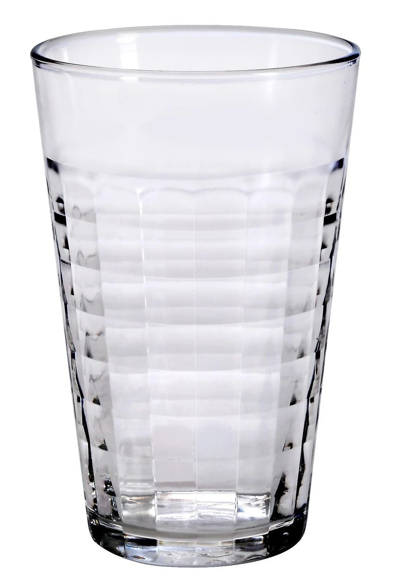 Duralex Prisme Clear Glass Tumbler, 500 ml Set of 6