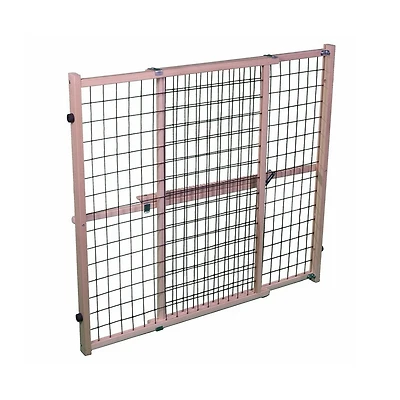 Barrière pour animaux en treillis métallique de North States™ Mypet™ - Naturel/Brun