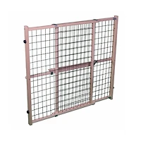 Barrière pour animaux en treillis métallique de North States™ Mypet™ - Naturel/Brun