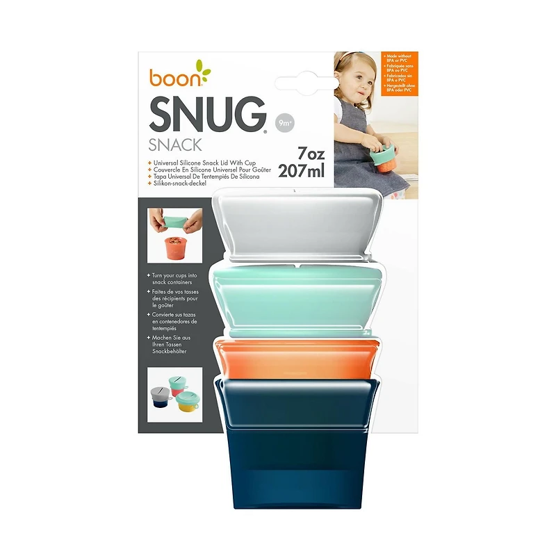 Boon SNUG Snack Set with Universal Lids
