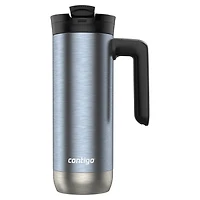 Tasse de voyage Contigo Superior 2.0, acier inoxydable, isolation par le vide, 591 mL (20 oz), Bleu glace foncé