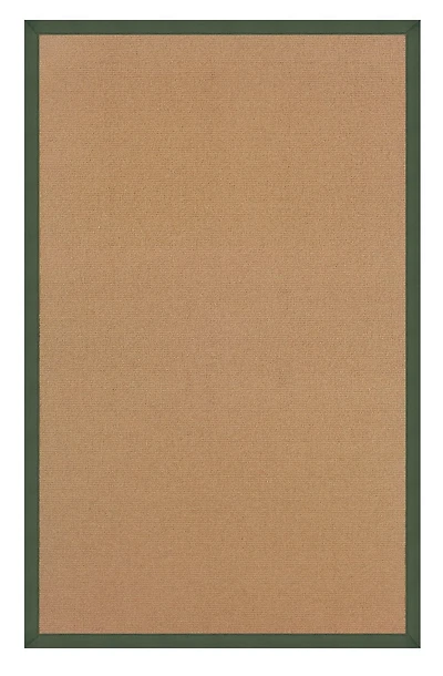 Tapis d'appoint Athena liège et vert 1 pi 10 po x 2 pi 10 po