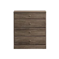 Prepac Astrid 4-Drawer Chest, Drifted Gray