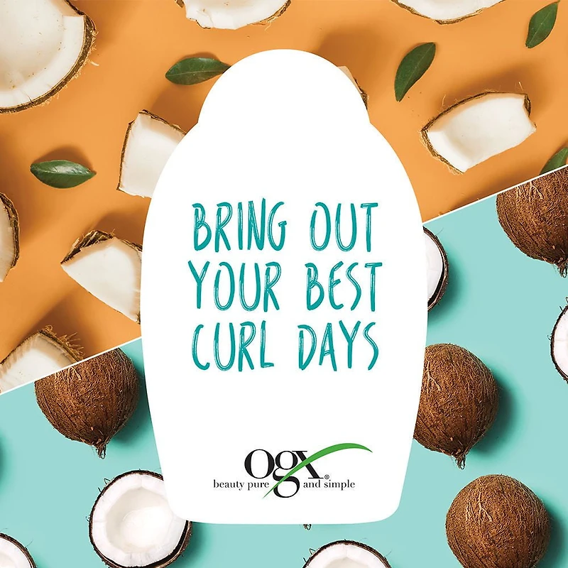 OGX boucles à la noix de coco + desaltérant Beurre hydration