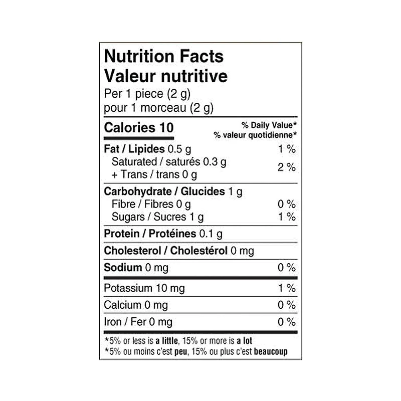 Calendrier de l’Avent 24 jours de chocolat avant Noël Great Value 50 g