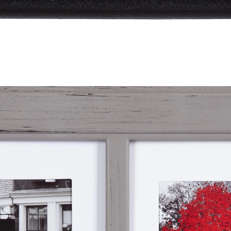 Barndoor 9 Opening Graywash Collage Frame, 27in W x 19.5in H