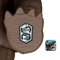 Jurassic World Rebirth Gigantic Thrashers Eotriceratops Dinosaur Figure Toy, Tail Activated Attack