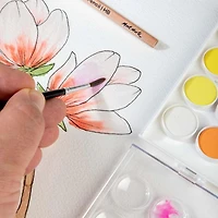 MONT MARTE Ensemble pour peinture à l'aquarelle gâteau de 36 couleurs avec pinceau