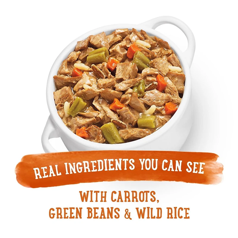 Beneful Repas Préparés Mélange de Poulet Mijoté, Nourriture Humide pour Chiens 283 g 283 g