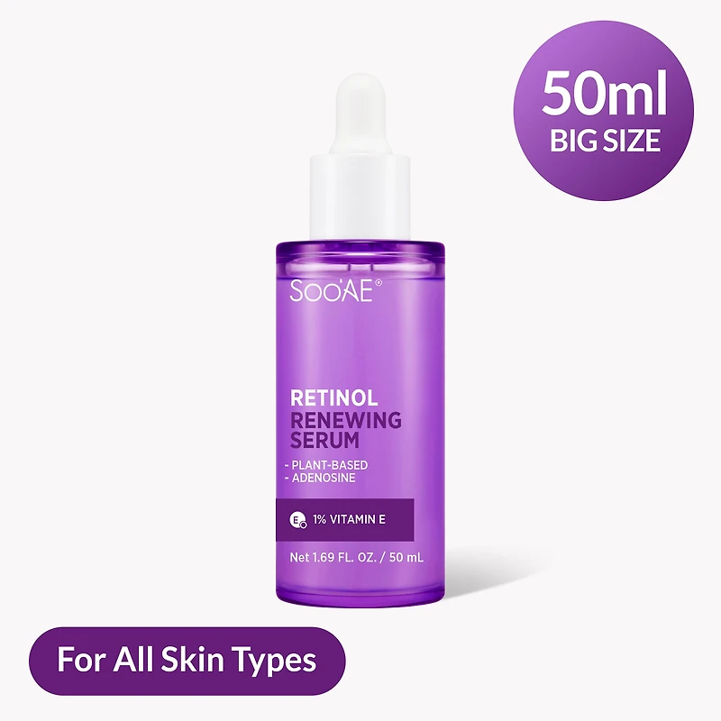 Soo'AE Retinol Renewing Serum, Net 1.69 FL. OZ. / 50 mL