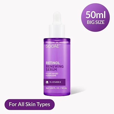 Soo'AE Retinol Renewing Serum, Net 1.69 FL. OZ. / 50 mL
