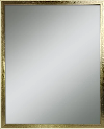 Hometrends Ultima Brushed Mirror Brushed Gold 16.50"x19.50"