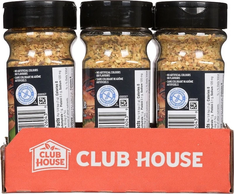 Club House La Grille Dill Pickle Seasoning, Zesty dill pickle seasoning. Give some new flavour to your food with this savoury seasoning.
