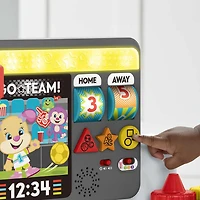 Fisher-Price Rires et Éveil Expérience de jeu 4 en 1, centre de jeux sportifs - Version Anglaise