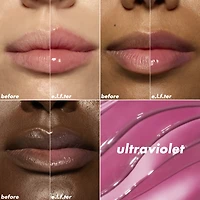 e.l.f. Cosmetics Glow Reviver Plumping Lip Oil, Ultraviolet, 7.6 mL