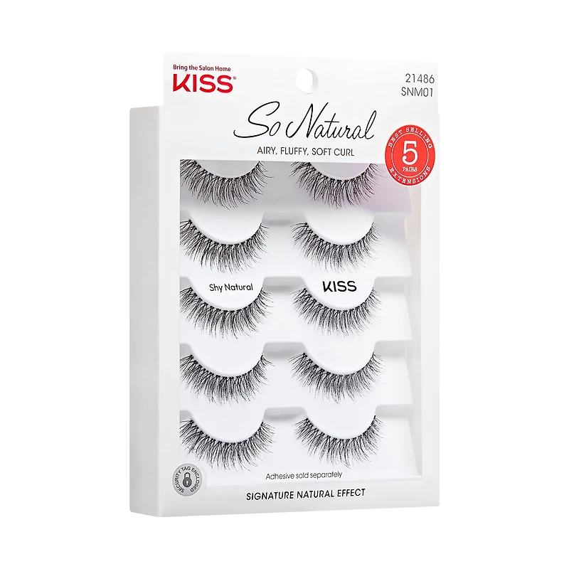 KISS So Natural 01, Naturel, Faux Cils en Bande