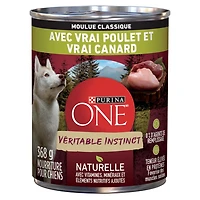Purina ONE True Instinct Classic Ground Chicken & Duck, Wet Dog Food 368 g, 368 g