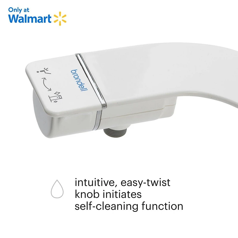 Rinslet Single Nozzle Bidet Attachment, Bidet Attachment