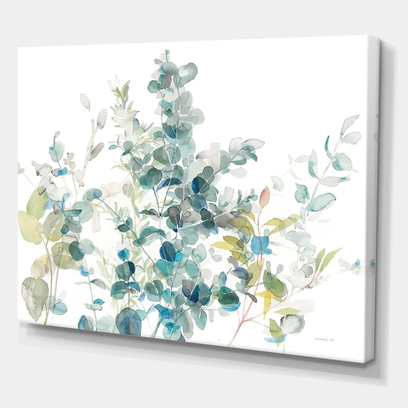 Designart Élément naturel d'eucalyptus Art mural sur toile