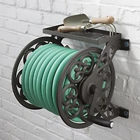 Liberty Garden 708 Steel Decorative Wall Mounted Hose Reel