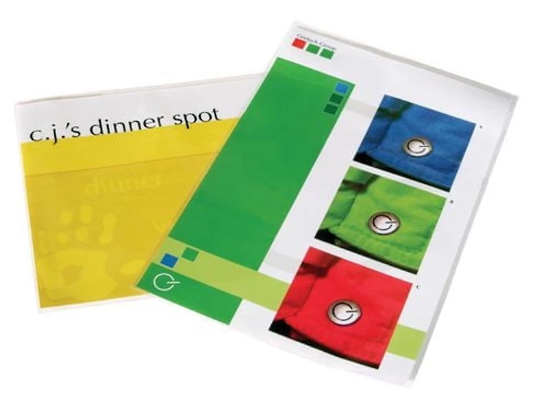 Glossy Lamination Pouches - Menu, 3 mil, 25 pk