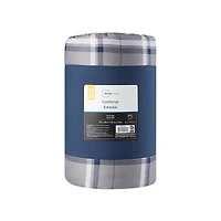 Mainstays Plaid Grey Comforter, Double/Queen