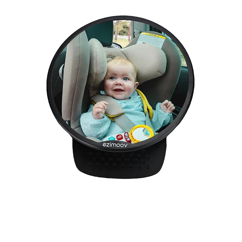 Ezi Miroir Rond - Miroir rotatif à 360°, plastique recyclé