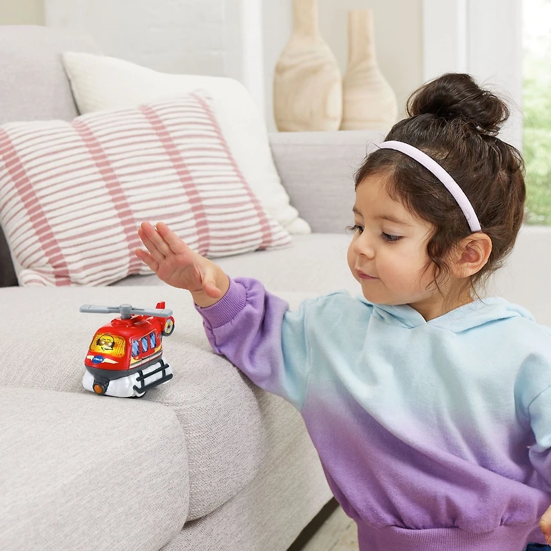 VTech Go! Go! Smart Wheels® Heroic Helicopter - Talking Pretend Play Helicopter - English Version, 1.5+ Years