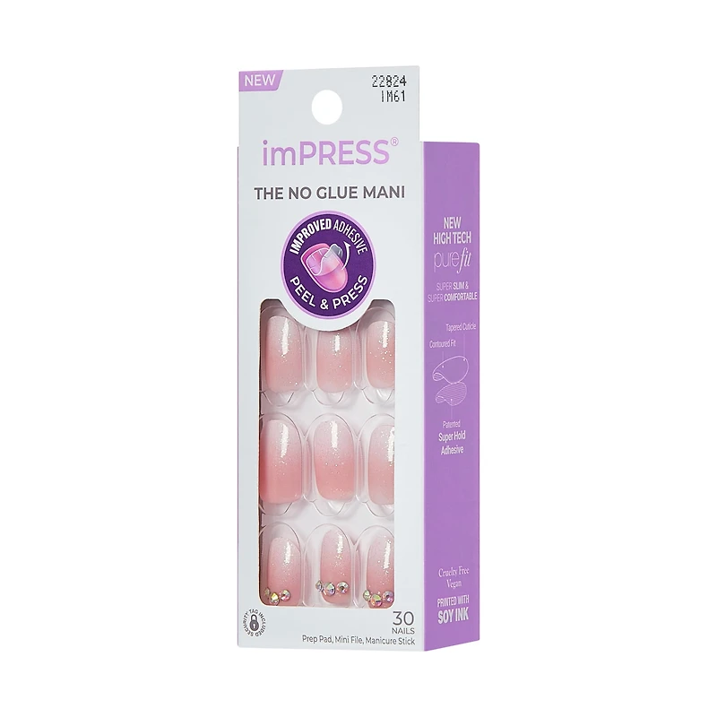 KISS imPRESS Nails - Even Better, Pink, Oval, Short