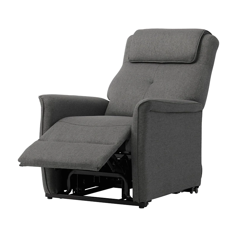 Fauteuil inclinable électrique rembourré Ashley de CorLiving pour adultes avec coussin de tête supplémentaire!