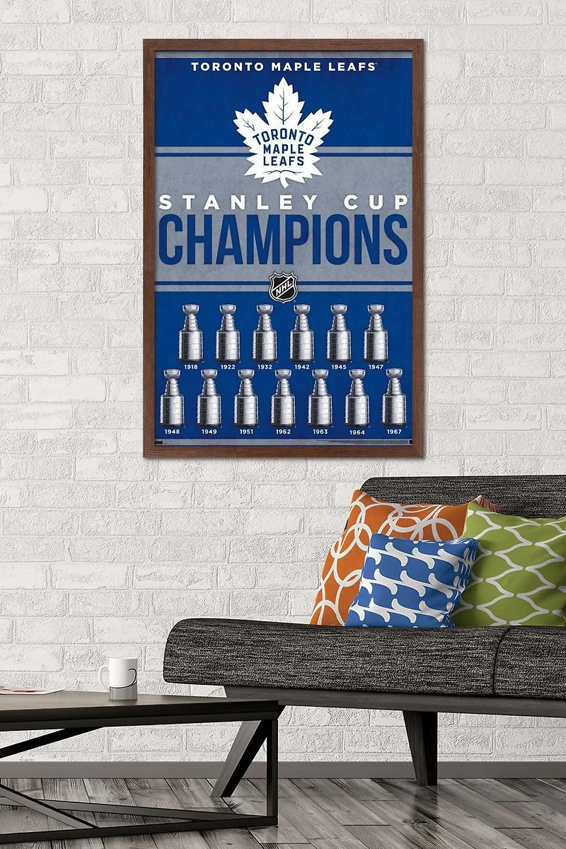 NHL Toronto Maple Leafs - Champions 23 Wall Poster, 22.375" x 34"