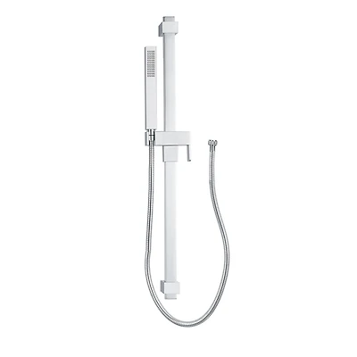 Douchette à 1 réglage d'akuaplus® avec système de barre murale ajustable 29 3/4 po (75.5 cm).  Fini chrome