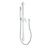 Douchette à 1 réglage d'akuaplus® avec système de barre murale ajustable 29 3/4 po (75.5 cm).  Fini chrome
