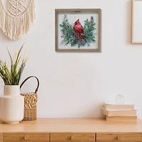 Art Mural En Verre Cardinal