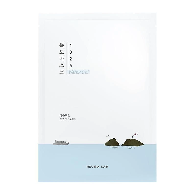 Round Lab 1025 Dokdo Water Gel Mask 30ml - 1 PC, HydraGlow: Revitalize & Hydrate Skin