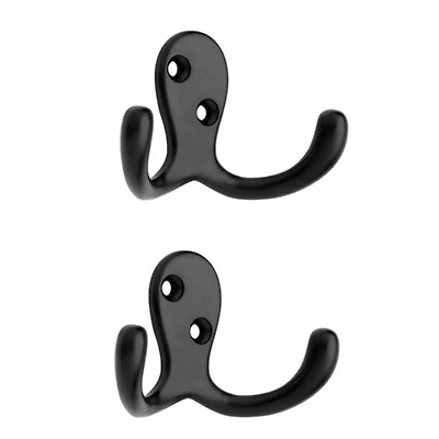 era crochet Welcome, lot de 2 noir