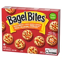Bagel Bites Cheese, Sausage & Pepperoni Frozen Pizza Snacks, 40 ct Box, 882g