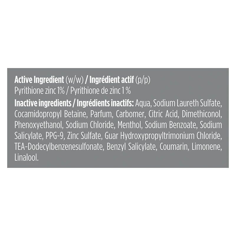 Dove Men+Care Shampooing + Revitalisant 2 en 1 Antipelliculaire Fortifiant, pour un Nettoyage et une Revitalisation Efficaces, avec Pyrithione de Zinc & Menthol