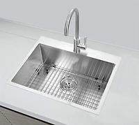 American Imaginations 25-in. W CUPC Approved Stainless Steel Kitchen Sink With 1 Bowl And 18 Gauge AI-29367
