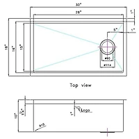 American Imaginations 32-in. W CSA Approved Stainless Steel Kitchen Sink With 2 Bowl And 16 Gauge AI-29296