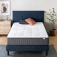 Matelas hybride en mousse mémoire et à ressorts Zinus Spa Sensations 10 po au charbon et au cuivre