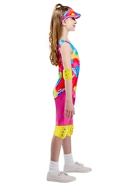 Barbie Movie Neon Rollerblading Barbie Costume for Kids by Rubies, Girls