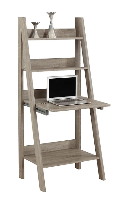 Monarch Specialties Bureau, Bureau À Domicile, Ordinateur Portable, Penché, Tiroirs De Rangement, 61"h, Travail, Stratifié, Brun, Contemporain, Moderne